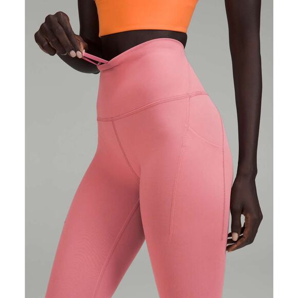 Lululemon Wunder Train HiRise Tight with Pockets 25" Sz 4 - Picture 7 of 7